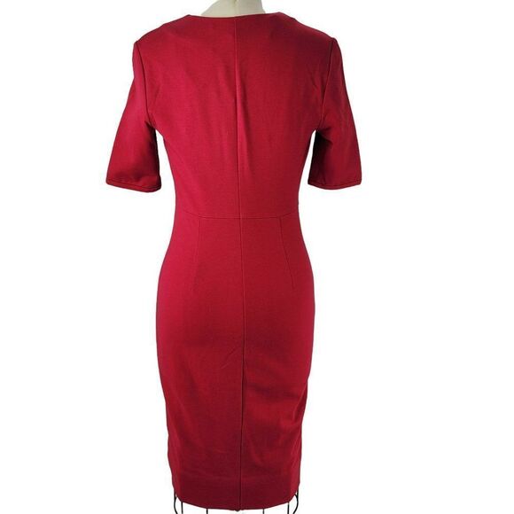 Diane von Furstenberg Red Saturn Dress Work to Play New Womens Size 2 DVF Sex - Picture 8 of 12